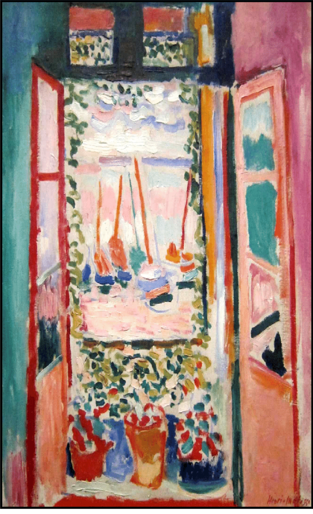 The Window by Henri Matisse (1869 –1954) Even with the risk of over familiarity, his work still radiates joy.