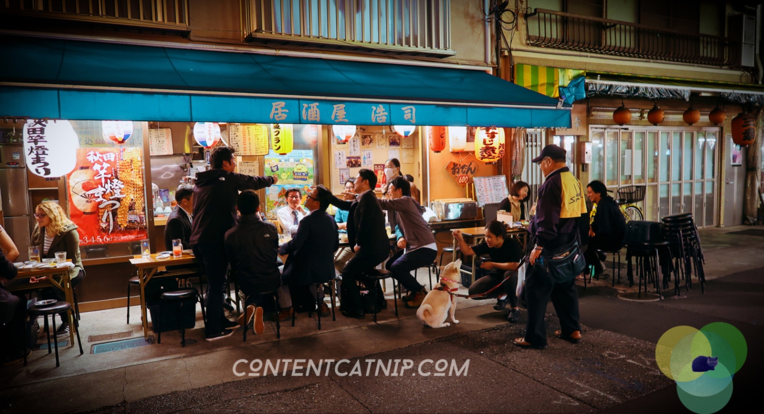 Kanpai in Asakusa, Tokyo Japan Copyright © Content Catnip 2018 www.contentcatnip.co