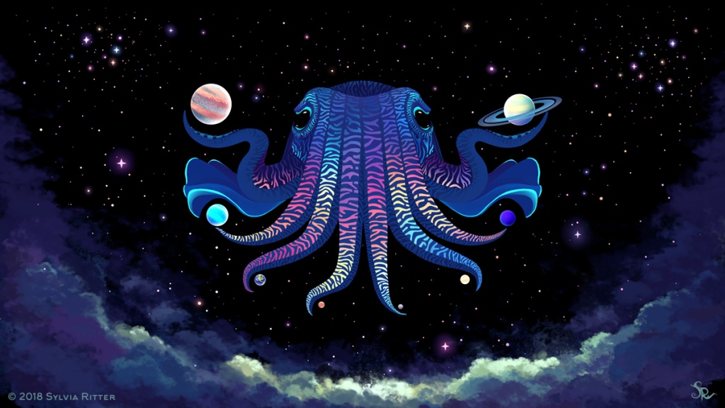 Cosmic Cuttlefish by Sylvia Ritter 