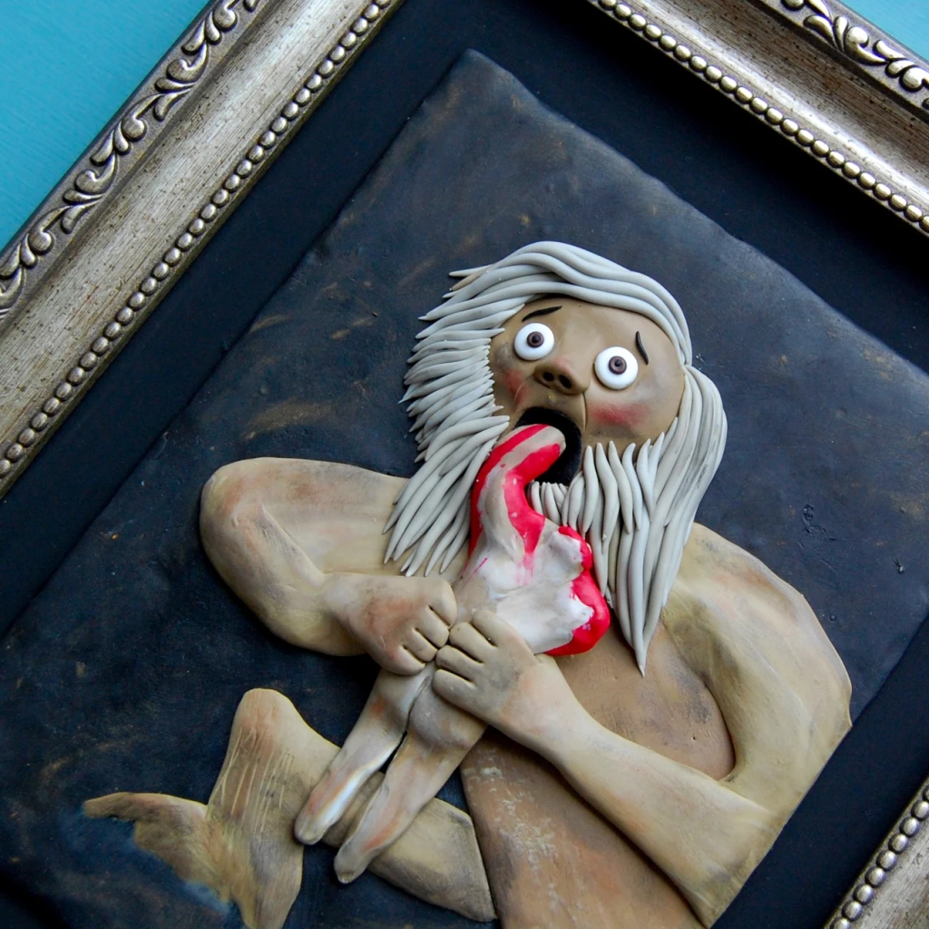 Saturn Devouring His Son by Clay Disarray